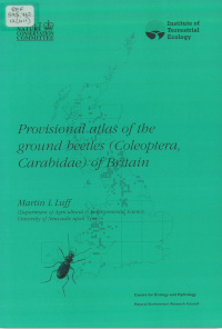 Obálka Provisional atlas of the ground beetles (Coleoptera, Carabidae) of Britain