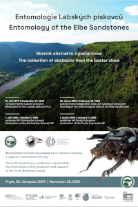 Obálka Entomologie Labských pískovců / Entomology of the Elbe Sandstones
