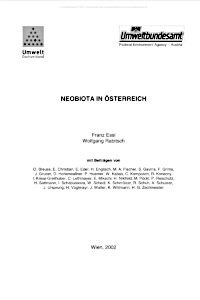 Obálka Neobiota in Österreich