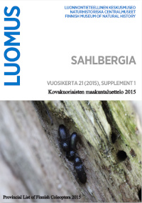 Obálka Provincial List of Finnish Coleoptera 2015